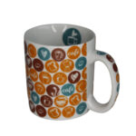Caneca 300 ml cafe porcelana ref 300cfa multivariedades