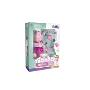 Boneca nicinha medica ref 1102 nova toys