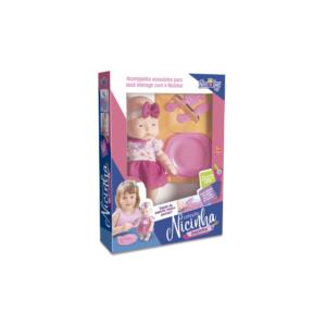Produto Boneca nicinha papinha ref 1119 nova toys
