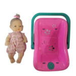 Boneca novo bebe passeio musical c/ bebe conforto 1135 Nova Toys