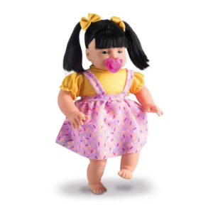 Boneca beneditas cabelo preto liso ref 1141-x Nova Toys