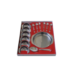 Jogo sobremesa 14 pcs inox ref 1 671 madefer