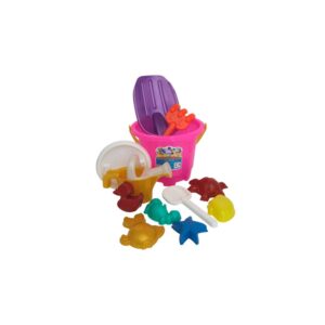 Kit balde de praia aventuras c/ acessorios ref rb06 Rei do Balde