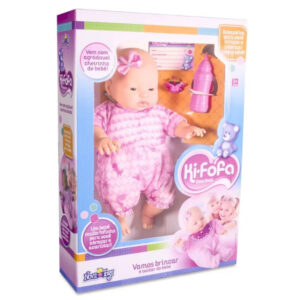 Boneca ki-fofa branca 40,5cm ref 1009 Nova Toys