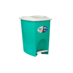 Lixeiro 07 lts retangular liso c/ pedal ref 1017 rae plasticos