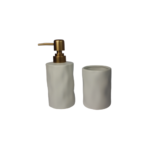 Produto Kit banheiro 02 pcs porta sabonete/escova jb0001 multiart