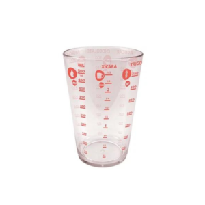 Copo 500 ml graduado plástico ref 304 Uninjet
