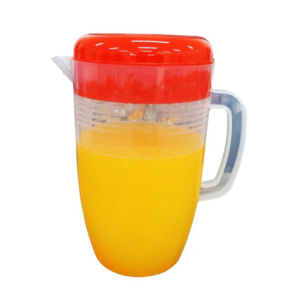 Jarra 4,0 lts plastico graduada c/tampa vermelha ref 0800 Uninjet