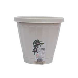 Vaso nº 22 redondo c/ prato palha ref 831 Uninjet