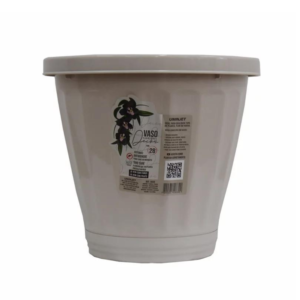 Vaso nº 28 redondo c/ prato palha ref 839 Uninjet