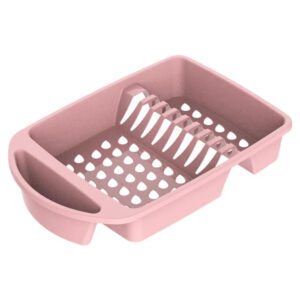 Escorredor de louça rosa plástico ref 1037 Uninjet