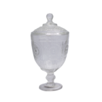 Bombonier potiche cristal transparente texas ref 8104 Wellmix