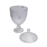 Bombonier potiche cristal transparente texas ref 8104 Wellmix