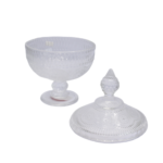 Bombonier potiche cristal transparente  utah ref 8112 Wellmix