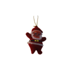 Pacote c/ 06 mini papai noel veludo 05cm ref nta1465 Fartex