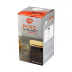 Pote 1,2 lts hermetico quadrado plastico ref ck4875 Clink