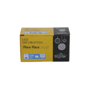 Pisca pisca led 100 lamp branco fio verde 09mts 127V 7100B Winth