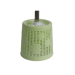 Escova sanitaria c/ suporte plast e cabo inox ref rj25060 elite