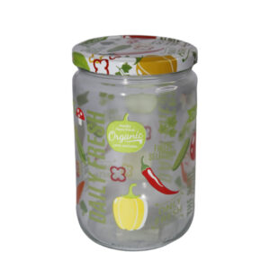 Pote vidro 660 ml c/ tampa ref elud9145 elite