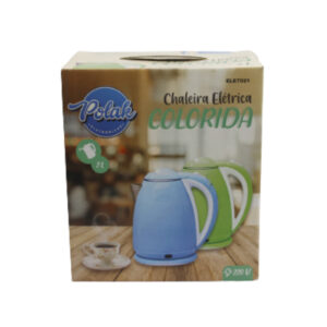 Chaleira eletrica 2,0 lts colorida 220v ref elpk7063 Polak