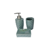 Produto Kit banheiro 03 pcs ceramica ariel crown ref prb01077 rio de ouro