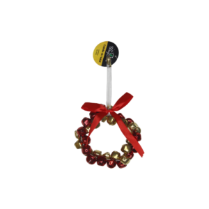 Enfeite guirlanda natalina 13cm c/ guizo ref nta60001 fartex