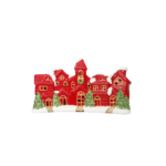Enfeite casa decorativa natal 32,5x11x18cm ref ntd91034 fartex