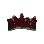Enfeite casa decorativa natal 32,5x11x18cm ref ntd91034 fartex