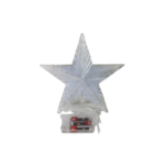 Enfeite decorativo de natal estrela 22cm led branco 7004 fartex