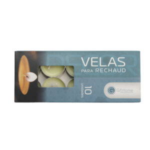 Kit c/ 10 velas moeda p/ rechaud ref vel 209 v madalozzo