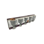 Produto Jogo c/ 05 canecas 80 ml vidro cafe canaval 15275 inga import