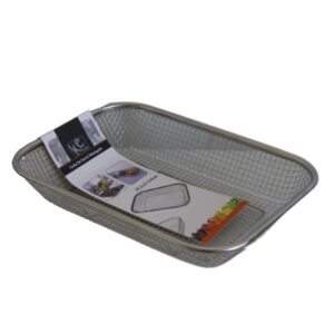 Cesta 29,5x21,5x6cm retangulat telada inox ref 7183 Kehome