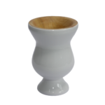 Produto Cuia de madeira colorida/lisa c/ pé Neves Ariel