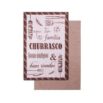 Kit c/ 02 pcs panos de copa 40x60 ref cp0004 Mundiart