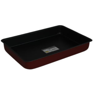 Assadeira n 05 antiaderente vermelho ref 345 Lazarin