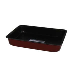 Assadeira n 02 antiaderente vermelho ref 330 Lazarin