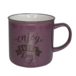 Caneca 310 ml ceramica enjoy every day ref 064rx etilux