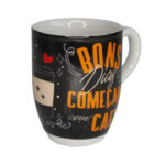 Caneca 350 ml ceramica bons dias ref canc106 etilux