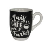 Caneca 350 ml ceramica mais cafe ref canc116 etilux