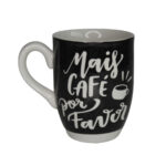Caneca 350 ml ceramica mais cafe ref canc116 etilux