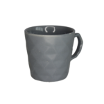 Caneca 220 ml ceramica drumy cinza ref canc135cz etilux