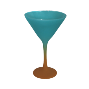 Taça 250 ml vidro martini summer color ref 7228600 Allmix