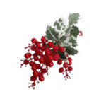 Enfeite decorativo de natal planta 36cm permanente flh47 Multiart
