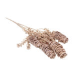 Enfeite decorativo de natal flor 34cm rose ref flb69r Multiart