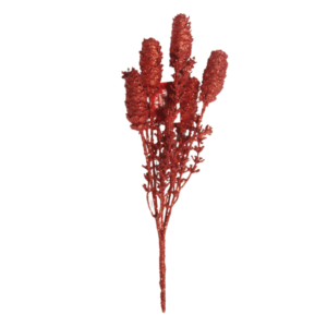 Enfeite decorativo de natal flor 34cm vermelha flb69v Multiart