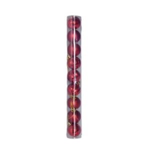 Produto Kit c/ 09 bolas de natal 04cm vermelha ref nboltb4mix Multiart
