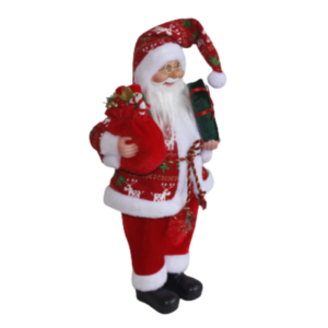 Papai noel decorativo de natal 46cm ref nat0213 Multiart