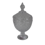 Bombonier potiche c/ pe cristal color colorado ref 8066 Wellmix