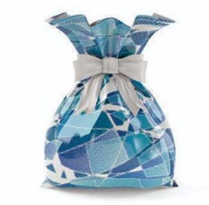 Saco presente 45x60 c/ 50 un blues ref 2229 Magnatech