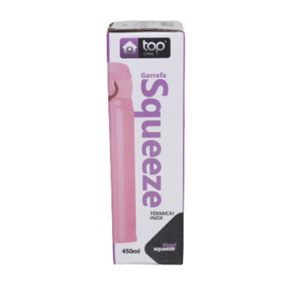 Produto Garrafa 450 ml squeeze termica inox color ref top0052 DL Festas